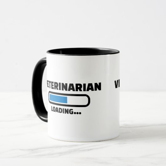 laden van de dierenarts mok (Voorkant links)