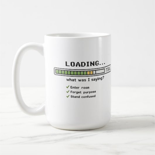Laden... Wat Was Ik Aan Het Zeggen? Mok | Grappig (Links)
