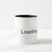 Laden... Zwarte en witte Mok (Midden)