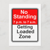 Ladende zone briefkaart (Voorkant)