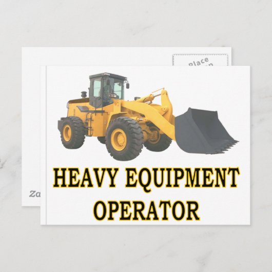 LADER BRIEFKAART (Voorkant / Achterkant)