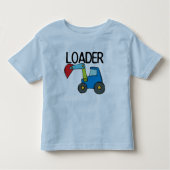 Lader Construction Vehicle Kinder Shirts (Voorkant)
