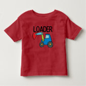 Lader Construction Vehicle Kinder Shirts (Voorkant)
