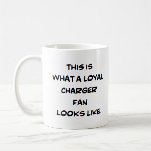 lader fan, loyaal koffiemok (Links)