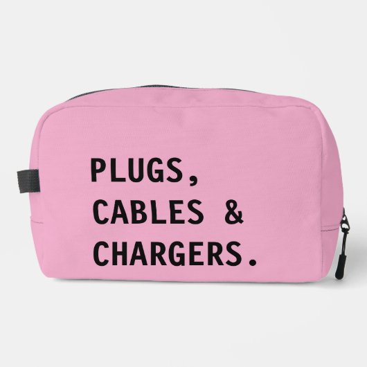 Lader & Kabel Organizer, Elektronische Accessoires Toilettasje (Voorkant)