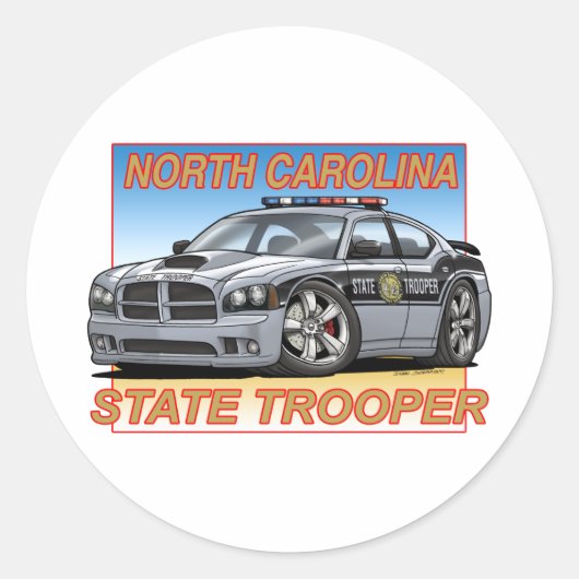 Lader_NC_TROOPER Ronde Sticker (Voorkant)