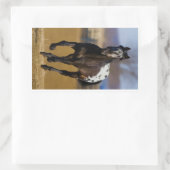 Lader Rechthoekige Sticker (Tas)