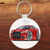 Lader SRT8 Rode auto Sleutelhanger (Voorkant)