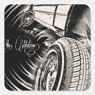 LADER VIERKANTE STICKER