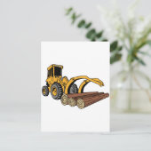 Lader voor loggen briefkaart (Staand voorkant)