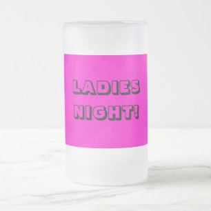 LADIES BEER GLASS. PERFECT GIFT! MATGLAS BIERPUL