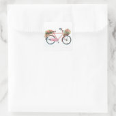 **LADIE'S BICYCLE" VIERKANTE STICKER (Tas)
