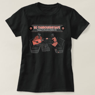 Ladies BO TAMBOURiNE CAFE T-shirt