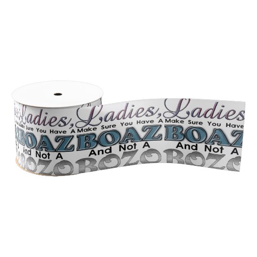 Ladies-Boaz-Bozo Ribbon Grosgrain Lint (Spoel)