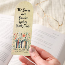 Ladies Book Club Floral Bladwijzer