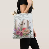 Ladies Book Club Waterverf Floral Tote Bag (Dichtbij)
