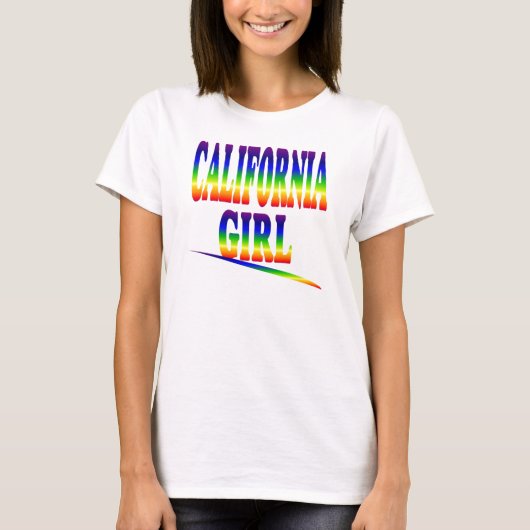 LADIES CALIFORNIA GIRL SPAGHETTI TOP (Voorkant)