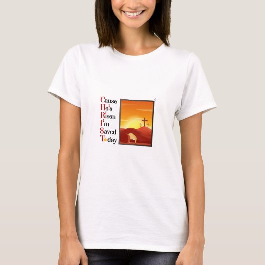 Ladies Christ Acroniem T-shirt (Voorkant)