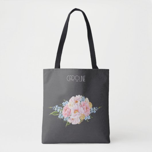 Ladies Elegant Floral  Boho Cute  Tote Bag (Voorkant)