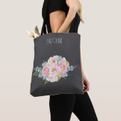 Ladies Elegant Floral  Boho Cute  Tote Bag (Dichtbij)