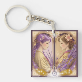 Ladies Gold Schmidt Stationery Sleutelhanger