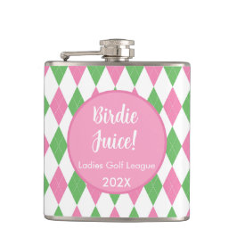 Ladies Golf League "Birdie Juice" Flask Heupfles