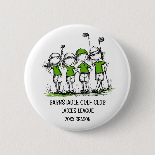 Ladies Golf League Button (Voorkant)