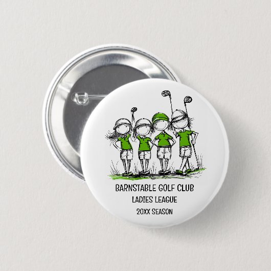 Ladies Golf League Button (Voorkant /achterkant)