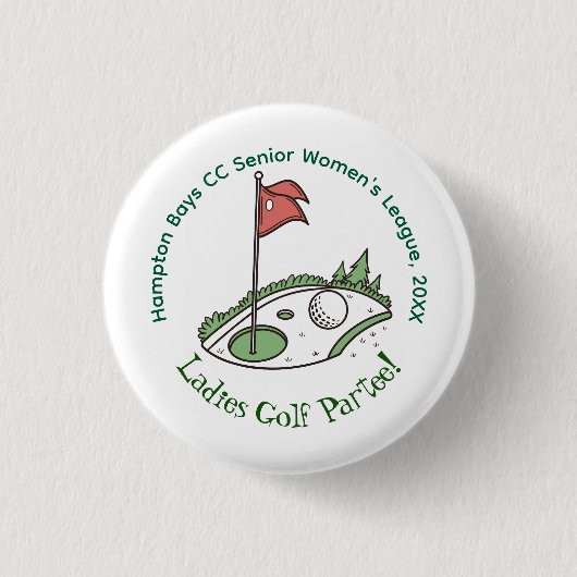 Ladies Golf League Celebration Button (Voorkant)