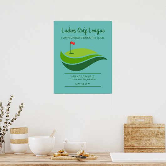 Ladies Golf League Event Poster (Keuken)