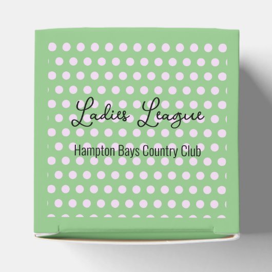 Ladies Golf League Hershey's Snoep Favorieten Bedankdoosjes (Bovenkant)