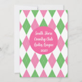 Ladies Golf League Invitation Kaart (Voorkant)