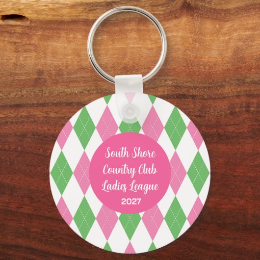 Ladies Golf League Keychain (Voorkant)