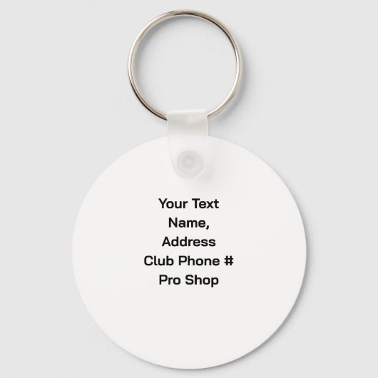 Ladies Golf League Keychain (Achterkant)