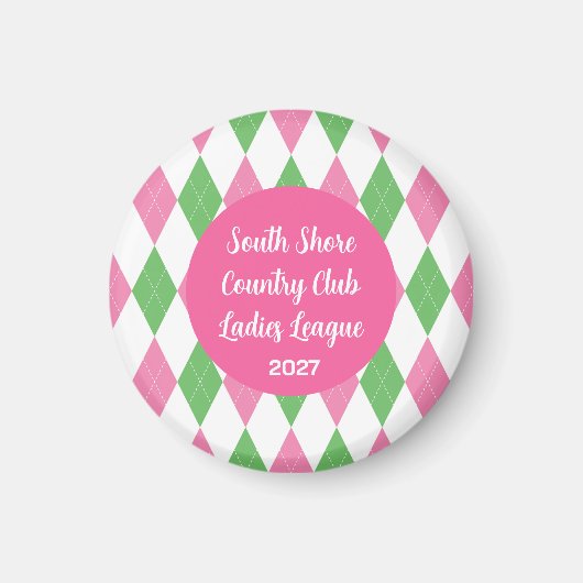 Ladies Golf League Magnet (Voorkant)
