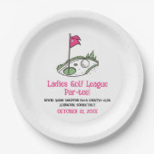 Ladies Golf League Party Bord (Voorkant)