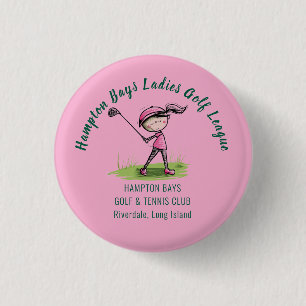 Ladies Golf League Party Button