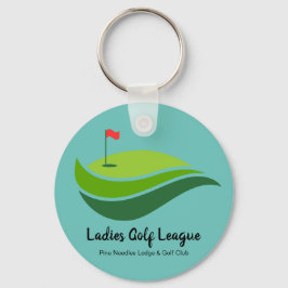 Ladies Golf League Party Favor Sleutelhanger
