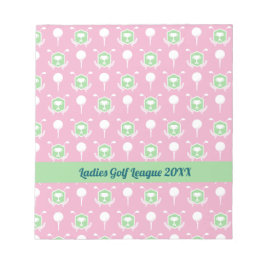 Ladies Golf League Party Notepad Notitieblok