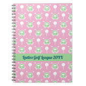 Ladies Golf League Spiral Notepad Notitieboek (Voorkant)