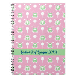 Ladies Golf League Spiral Notepad Notitieboek