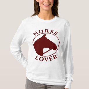 LADIES HORSE LOVER LONGSLEEVE SHIRT