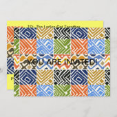 LADIES KOMEN SAMEN MET INVITATIE-INLICHTINGEN EN V KAART (Voorkant / Achterkant)