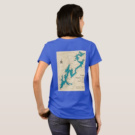 Ladies Lake Life T-shirt (Achterkant volledig)