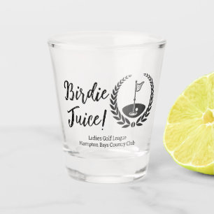Ladies League Golf Club-lid Birdie Shot Glass Glas