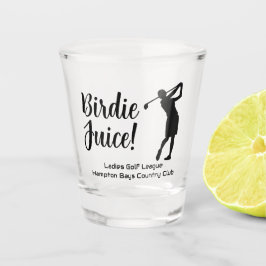 Ladies League Golf Club-lid Birdie Shot Glass Glas