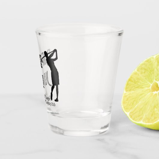 Ladies League Golf Club-lid Birdie Shot Glass Shot Glas (Rechts)