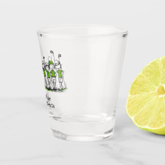 Ladies League Golf Club-lid Birdie Shot Glass Shot Glas (Rechts)