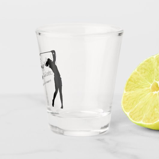 Ladies League Golf Club-lid Birdie Shot Glass Shot Glas (Rechts)