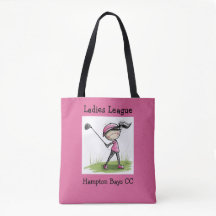Ladies League Golf Tas - Aangepaste clubnaam / Gra